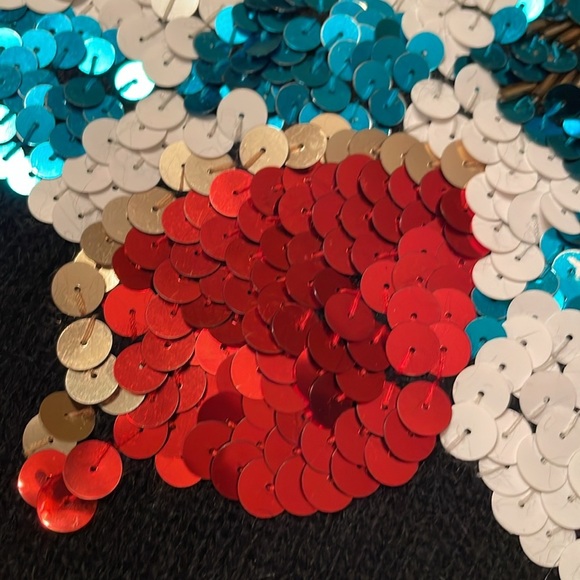 Vintage 1980s card game Angora blend sweater size medium - Picture 10 of 15